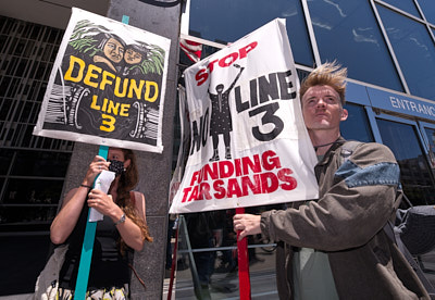 Stop Line 3 Activists Rally At US Army Corps Of Engineers Office:July 16th, 2021